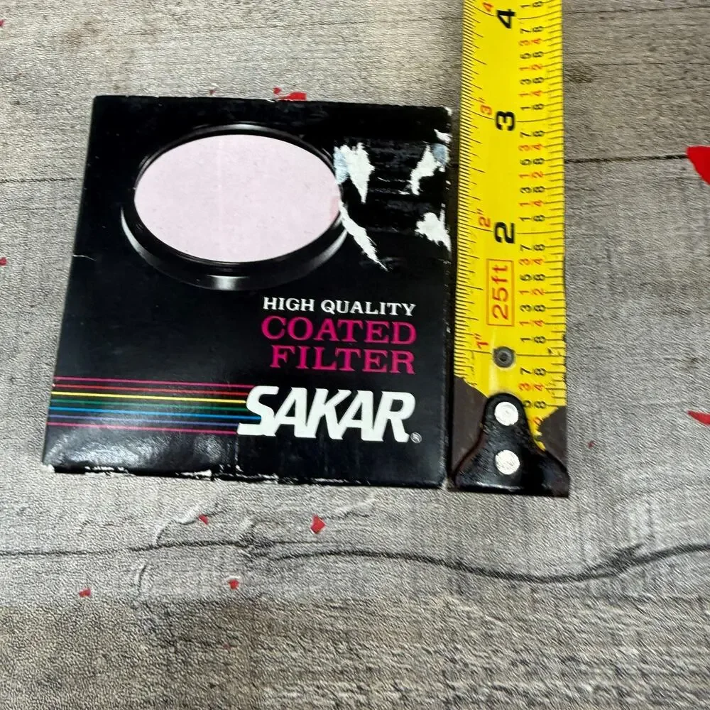 Sakar 52mm Camera Lens Filter Coated UV 58MM W/ Paper Guide